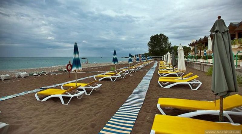 Пляж Одиссея Лазаревское